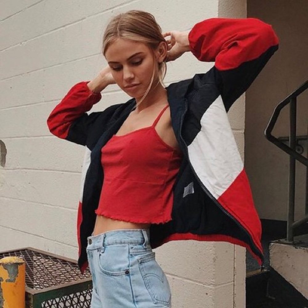 [NWOT] Brandy Melville colorblock windbreaker